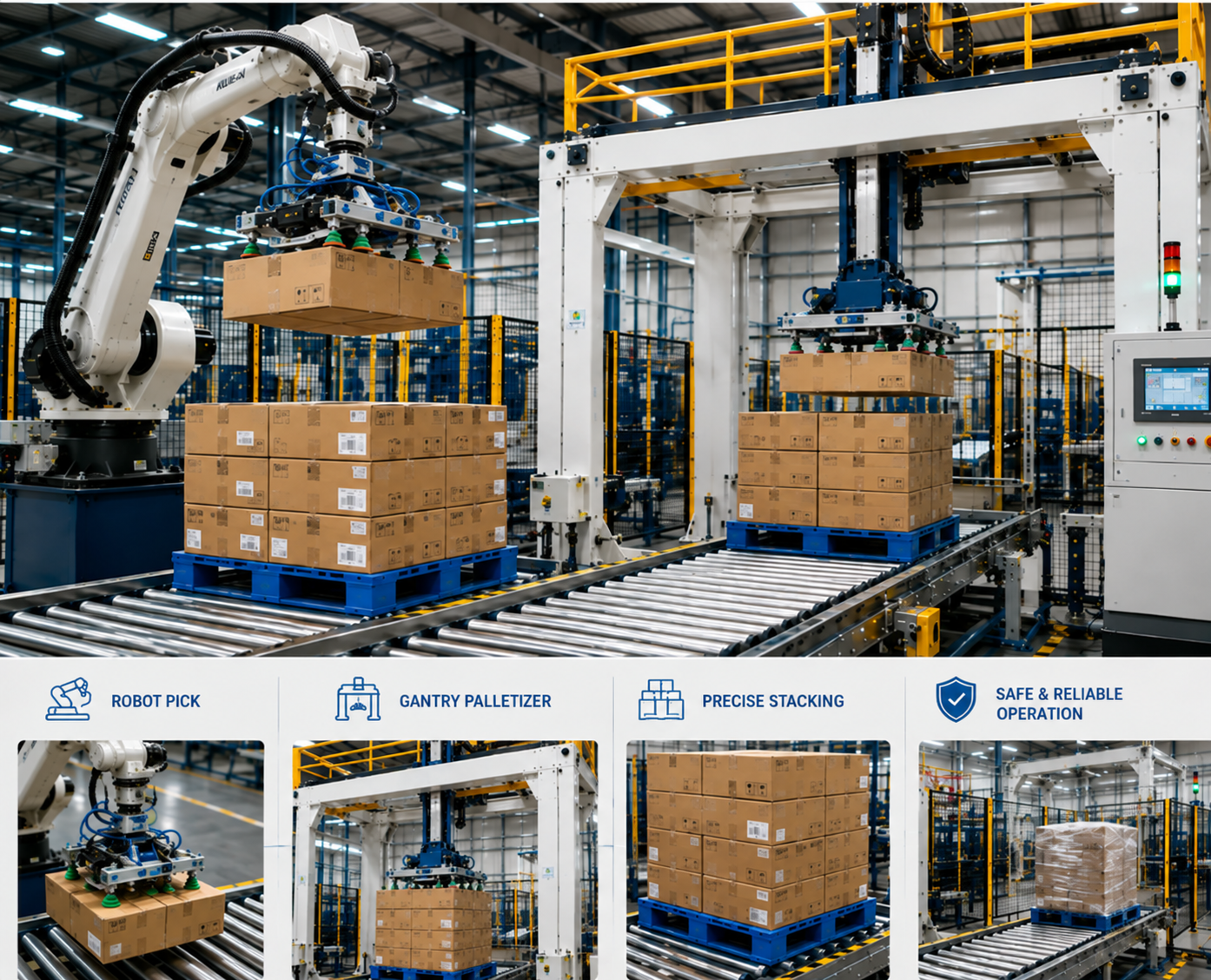 Robot & Gantry Palletization